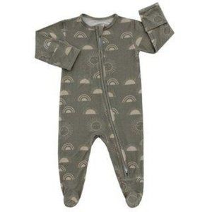 Emerson Celestial Sun Bamboo Baby Footie Pajama
